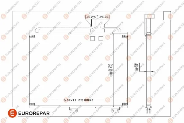 Condenseur, climatisation EUROREPAR E163206