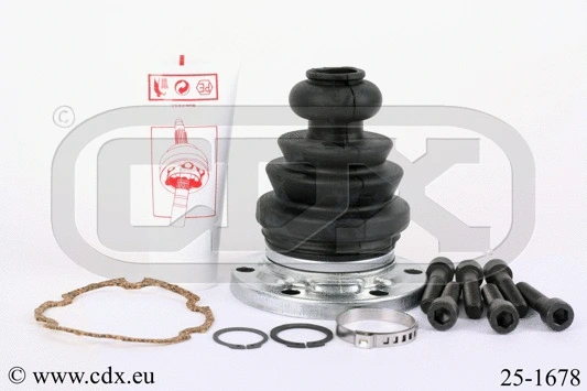 Jeu de joints-soufflets, arbre de commande CDX 25-1678