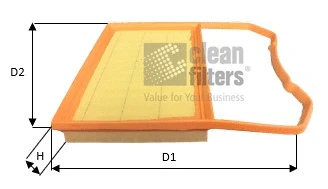 Filtre à air CLEAN FILTERS MA3491