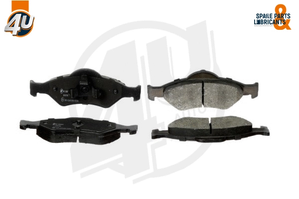 Kit de plaquettes de frein, frein à disque 4U Autoparts 22697FR