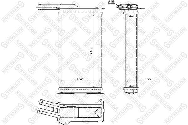 Système de chauffage STELLOX 10-35009-SX