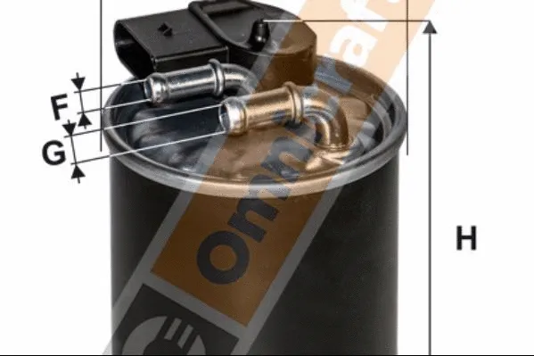 Filtre à carburant Omnicraft 2136773