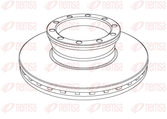 Disque de frein REMSA NCA1041.20