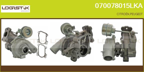 Turbocompresseur, suralimentation LGK 070078015LKA