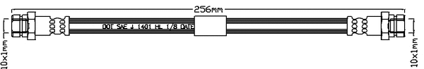 Flexible de frein JURATEK JBH1153
