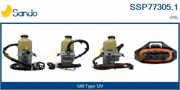 Pompe hydraulique, direction SANDO SSP77305.1