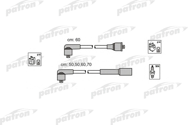 Kit de câbles d'allumage PATRON PSCI1011