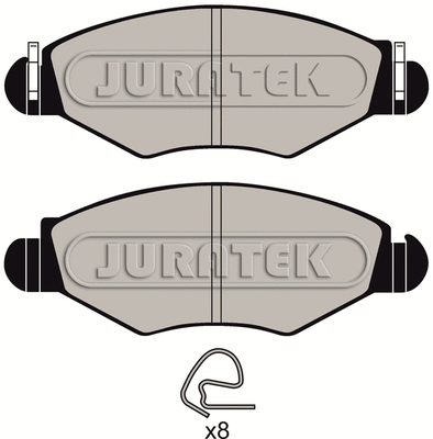 Kit de plaquettes de frein, frein à disque JURATEK JCP1378