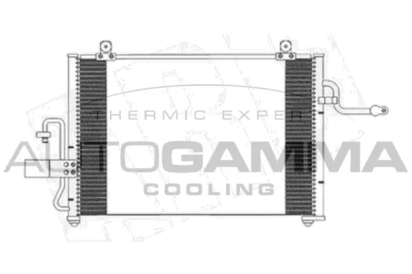 Condenseur, climatisation AUTOGAMMA 104976