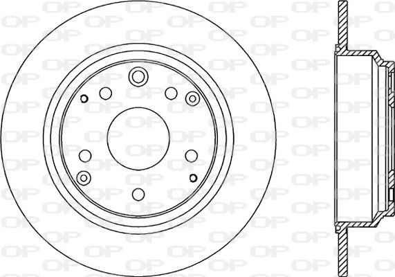Disque de frein OPEN PARTS BDR2188.10