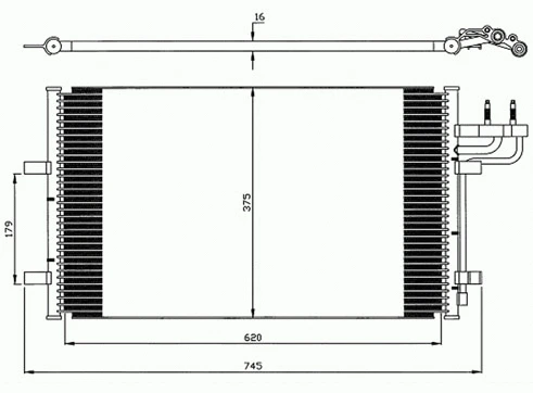 Condenseur, climatisation AUTOCLIMA 30311547CP