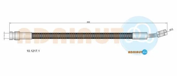 Flexible de frein ADRIAUTO 10.1217.1