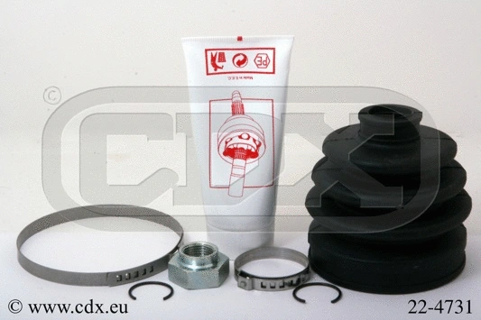 Jeu de joints-soufflets, arbre de commande CDX 22-4731