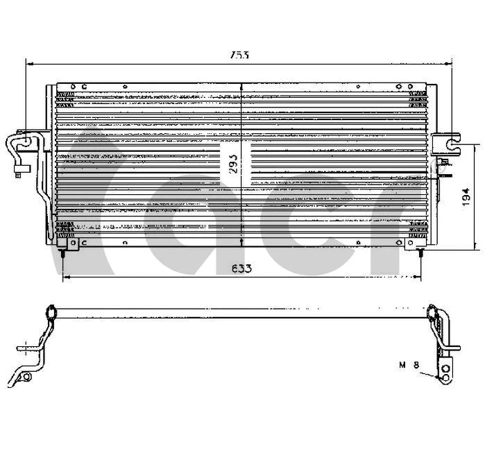 Condenseur, climatisation ACR 300257