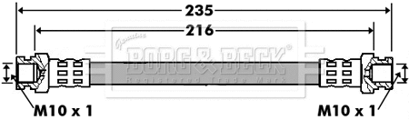 Flexible de frein BORG & BECK BBH7427