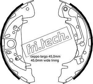 Jeu de mâchoires de frein fri.tech. 1046.207Y