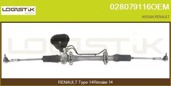 Crémaillère de direction LGK 028079116OEM