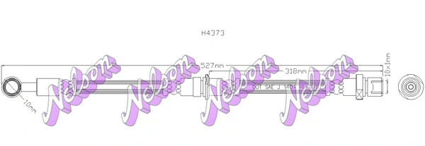 Flexible de frein BROVEX-NELSON H4373