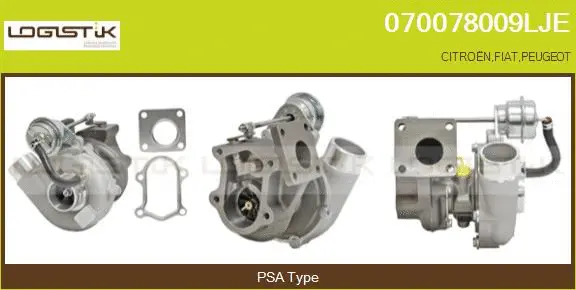 Turbocompresseur, suralimentation LGK 070078009LJE