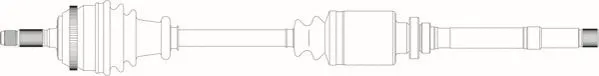 Arbre de transmission GENERAL RICAMBI PE3094