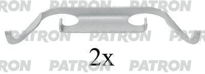 Kit d'accessoires, plaquette de frein à disque PATRON PSRK1181