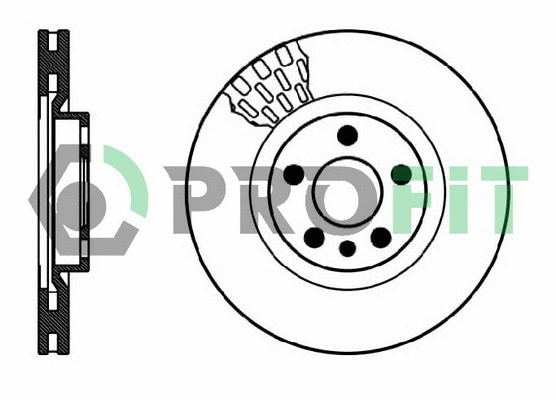 Disque de frein PROFIT 5010-0760