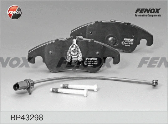 Kit de plaquettes de frein, frein à disque FENOX BP43298