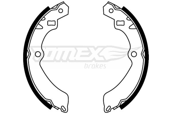 Jeu de mâchoires de frein TOMEX Brakes TX 22-46