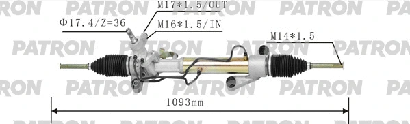 Crémaillère de direction PATRON PSG3054