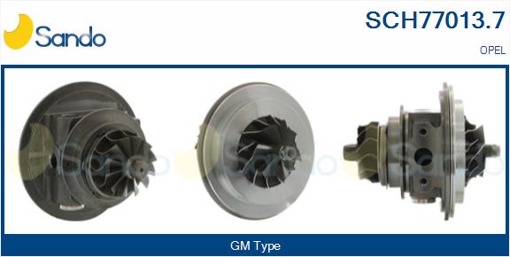 Groupe carter, turbocompresseur SANDO SCH77013.7