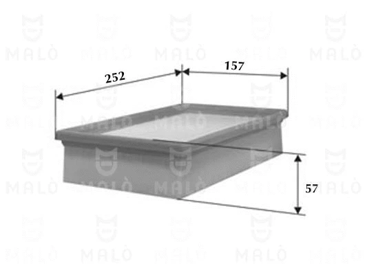 Filtre à air AKRON-MALÒ 1500382