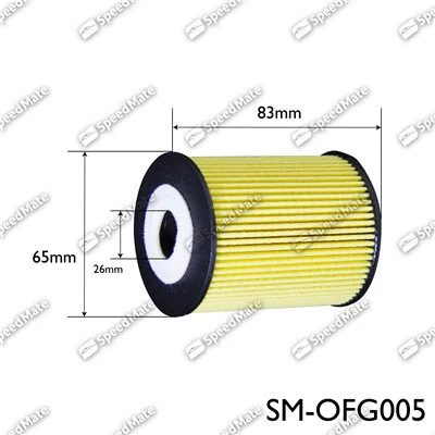 Filtre à huile SpeedMate SM-OFG005