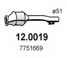 Catalyseur ASSO 12.0019