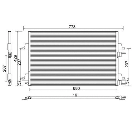 Condenseur, climatisation PowerMax 7110309