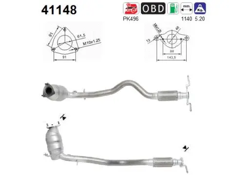 Catalyseur AS 41148