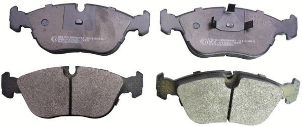 Kit de plaquettes de frein, frein à disque DENCKERMANN B110810