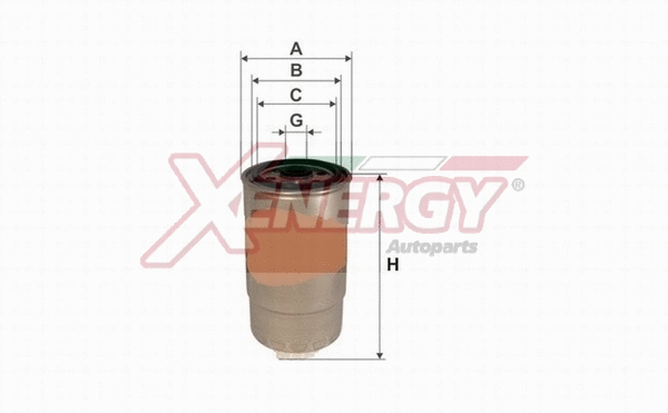 Filtre à carburant AP XENERGY X1599684