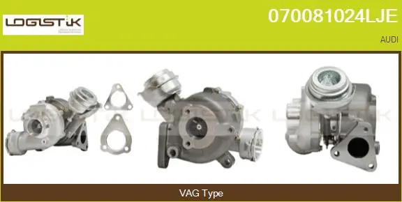 Turbocompresseur, suralimentation LGK 070081024LJE