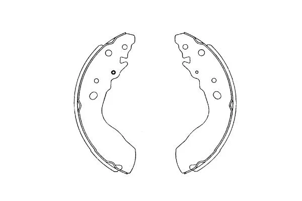 Jeu de mâchoires de frein KAVO PARTS KBS-8913