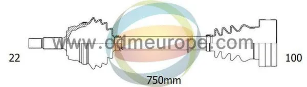 Arbre de transmission 4X4 ESTANFI EST-18-212370