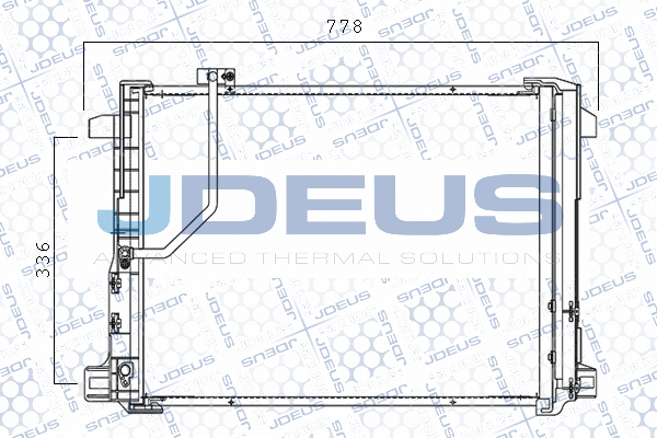 Condenseur, climatisation JDEUS M-7170740