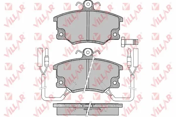 Kit de plaquettes de frein, frein à disque VILLAR 626.0096