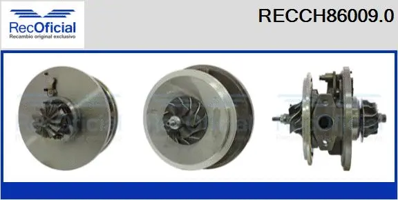 Groupe carter, turbocompresseur RECOFICIAL RECCH86009.0