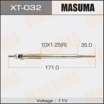 Bougie de préchauffage MASUMA XT-032