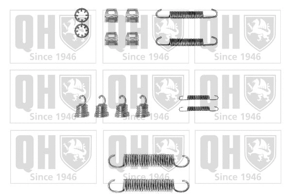 Kit d'accessoires, mâchoire de frein QUINTON HAZELL BFK243