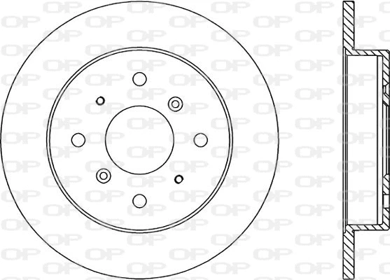 Disque de frein OPEN PARTS BDR1056.10