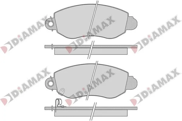 Kit de plaquettes de frein, frein à disque DIAMAX N09772
