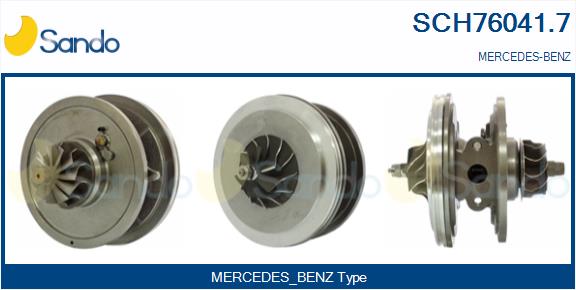 Groupe carter, turbocompresseur SANDO SCH76041.7