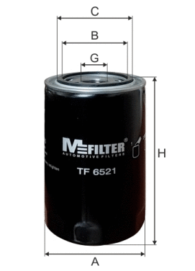Filtre à huile MFILTER TF 6521
