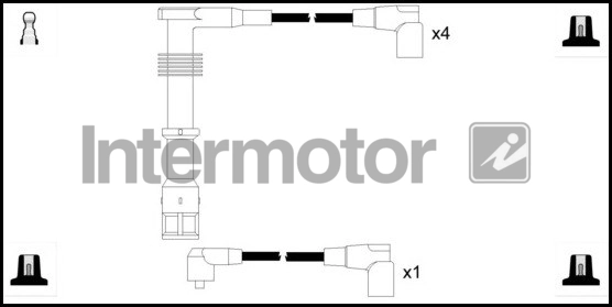 Kit de câbles d'allumage INTERMOTOR 76346